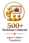 500+ spiritual healing workshops and courses conducted by Life With Colours