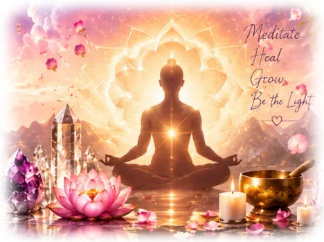 this page tells us what you are going to learn in the Meditation healing course.