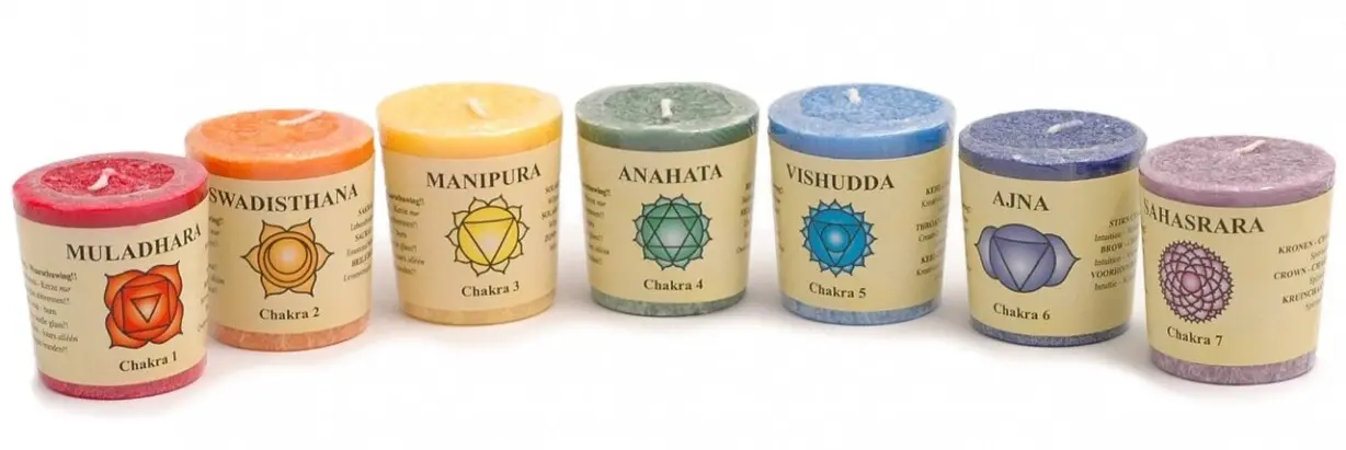 Seven Chakra Candle